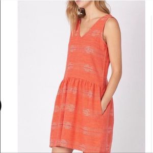Ace & Jig Fiesta Flare Mini Dress Pink Orange S